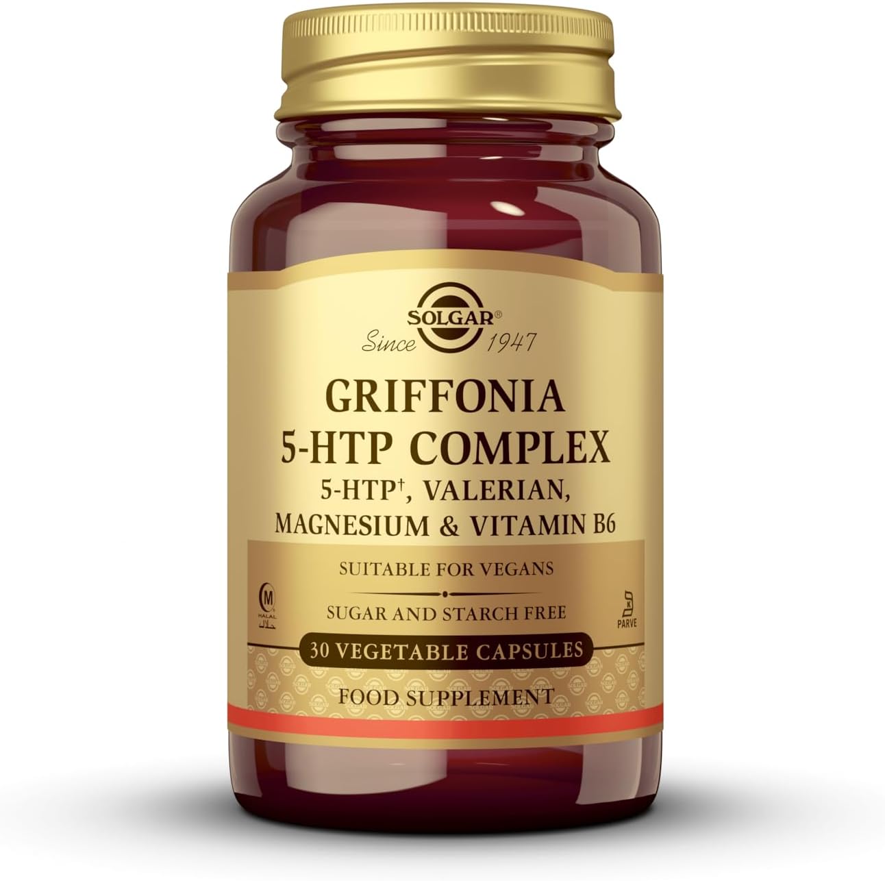 Griffonia 5-HTP Complex – Sleep and Mood Support with Valerian Root, Magnesium, and Vitamin B6 - Vegan & Gluten Free - Pack of 30