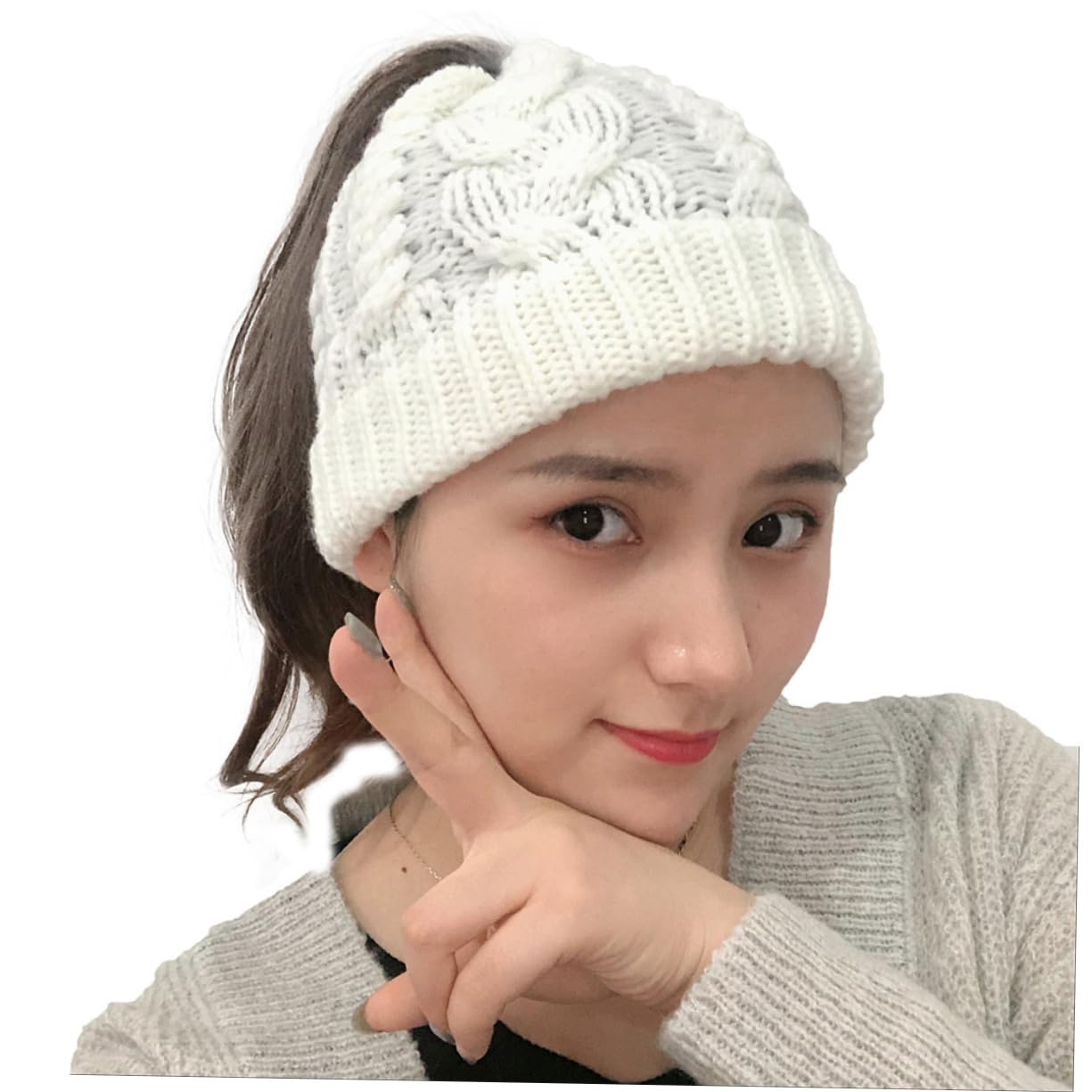 SHERCHPRY 2 Uds Sombreros Tiene Sombrero De Punto Para Las Mujeres Caliente De Las Señoras De Las Mujeres Gorras Para Las Beanie Hat Woman Beanie
