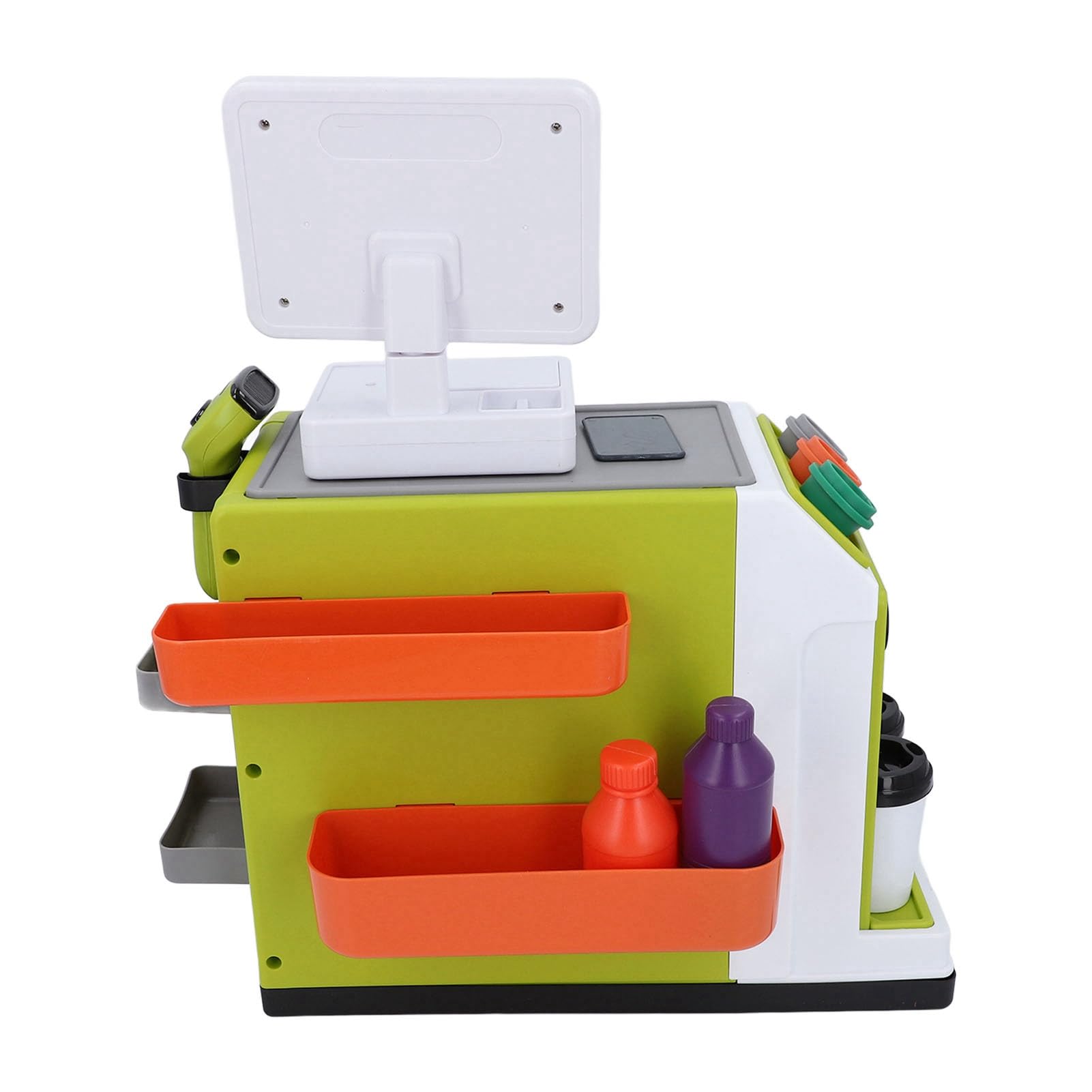 Set da Gioco per registratore di Cassa del supermercato simulato Macchina per Il caffè Frigo Scanner per Codici a Barre Set da Gioco educativo per Errore 2029 Gioco di ruol