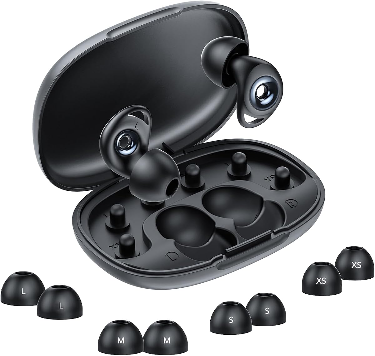 Ohrstöpsel zum Schlafen, 45dB Noise Cancelling Gehörschutz Silikon Earplugs