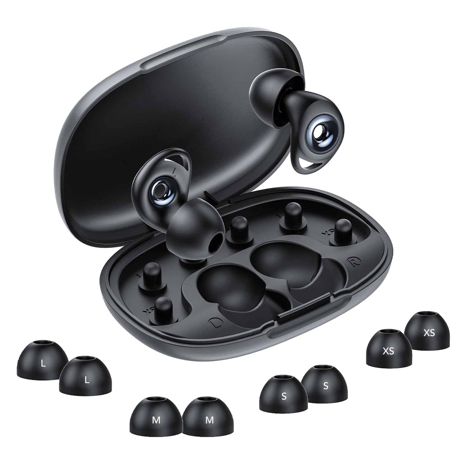 Ohrstöpsel zum Schlafen, 45dB Noise Cancelling Gehörschutz Silikon Earplugs