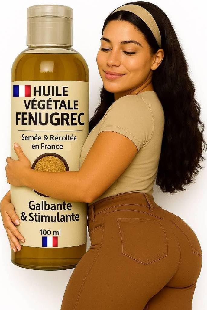 Huile De Fenugrec 100% Naturelle - 60 Ml - Pour Raffermir La Peau (poitrine, Hanches, Fesses)