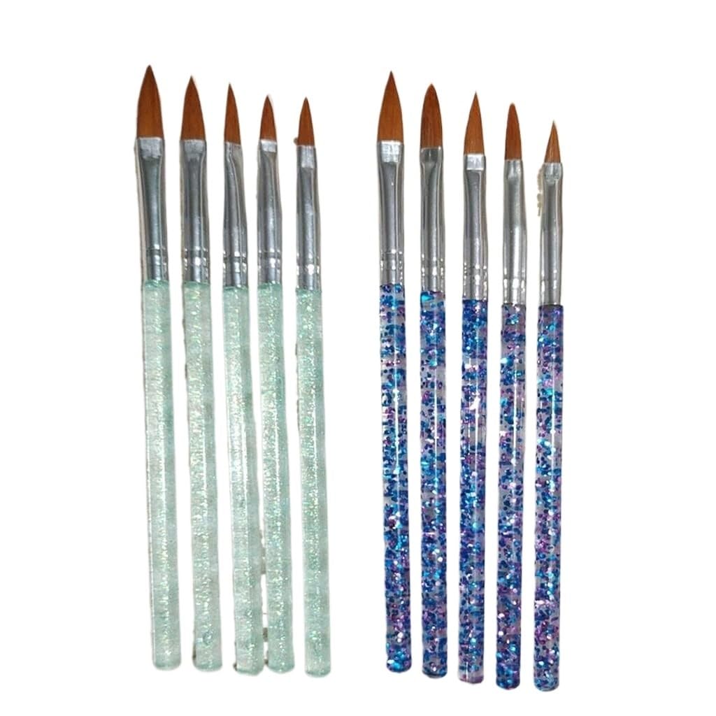 5 PCS/Set Nail Brush New Engraving Dotting Drawing Painting Gel Carving Pen Acrylic Beauty Nail Art Manicure Tools
