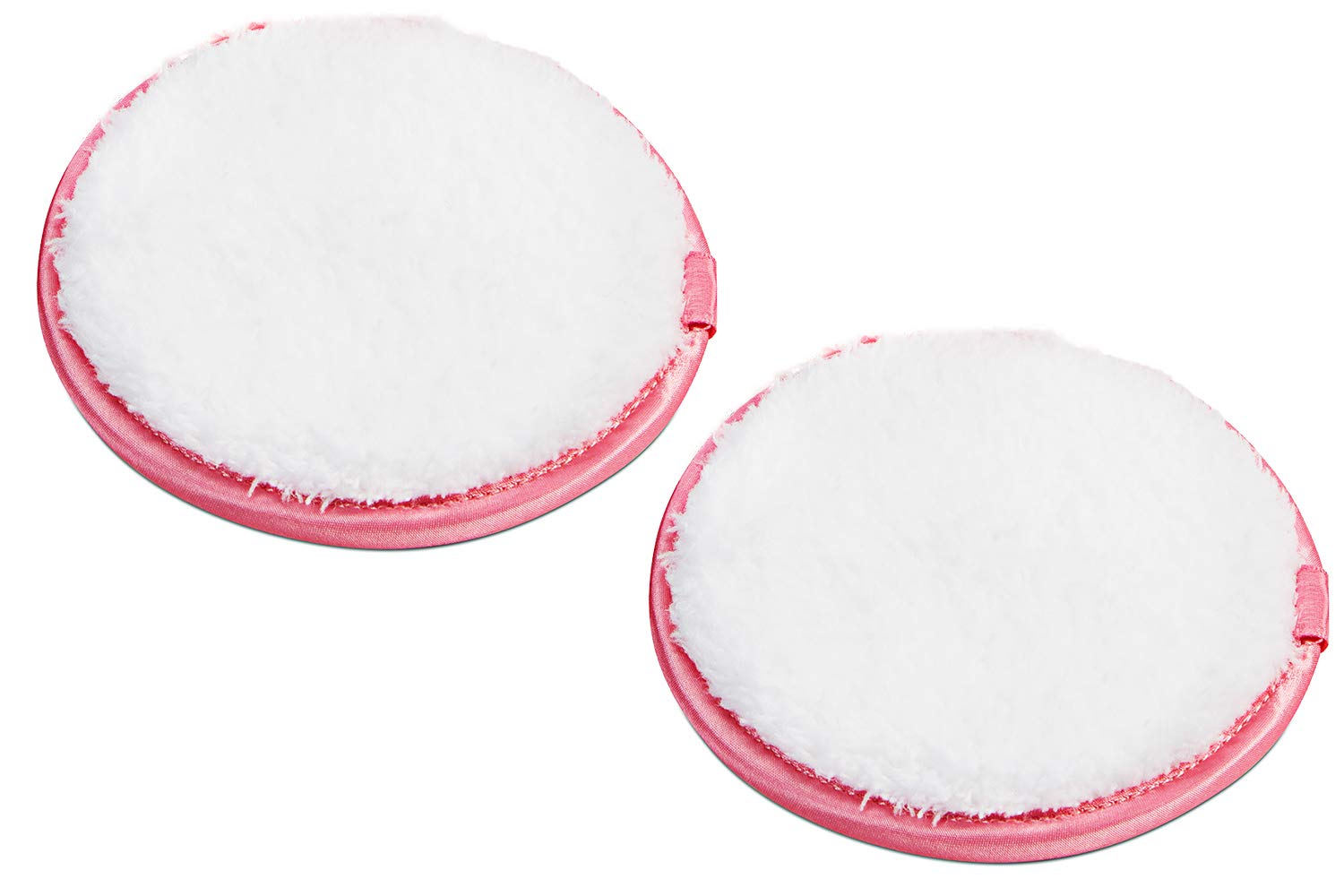 Hollywood Fashion Secrets Microfiber Makeup Remover Pads, Dermatologists Tested, Washable, Reusable Facial Cleansing Pads - 2 puffs in 1 pack