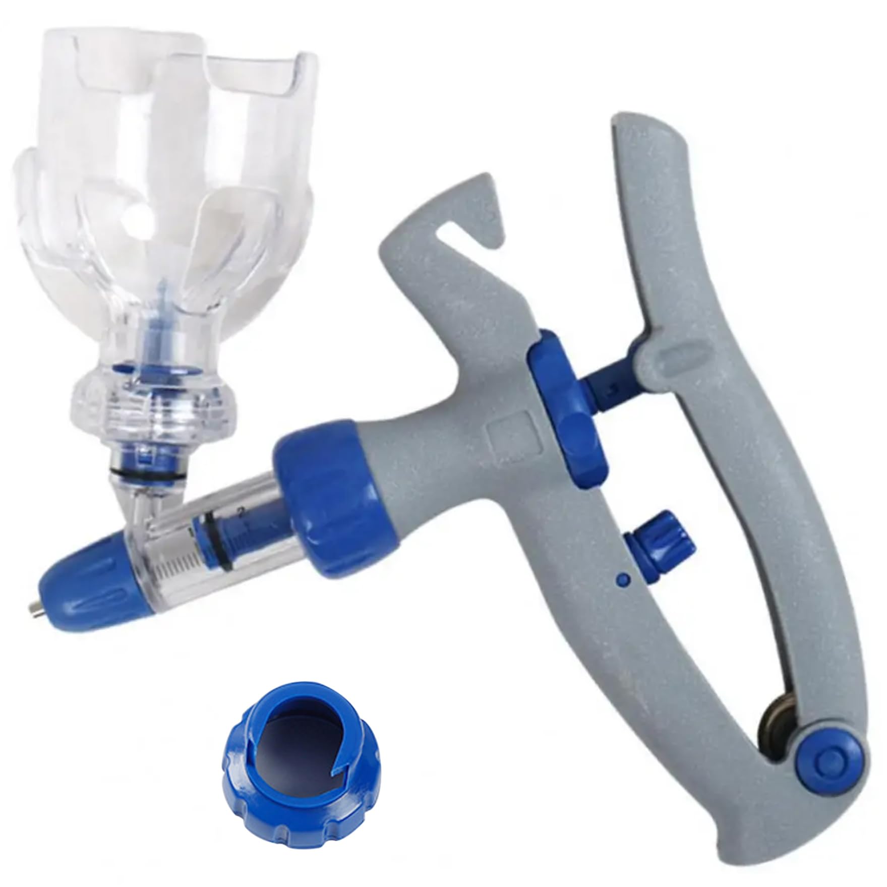 Stéringe d'injecteur automatique, pistolet de chèvre de seringue injecteur automatique, pistolet à seringue de bétail 5 ml avec insertion de bouteille continu réglable à la seringue de bétail précise