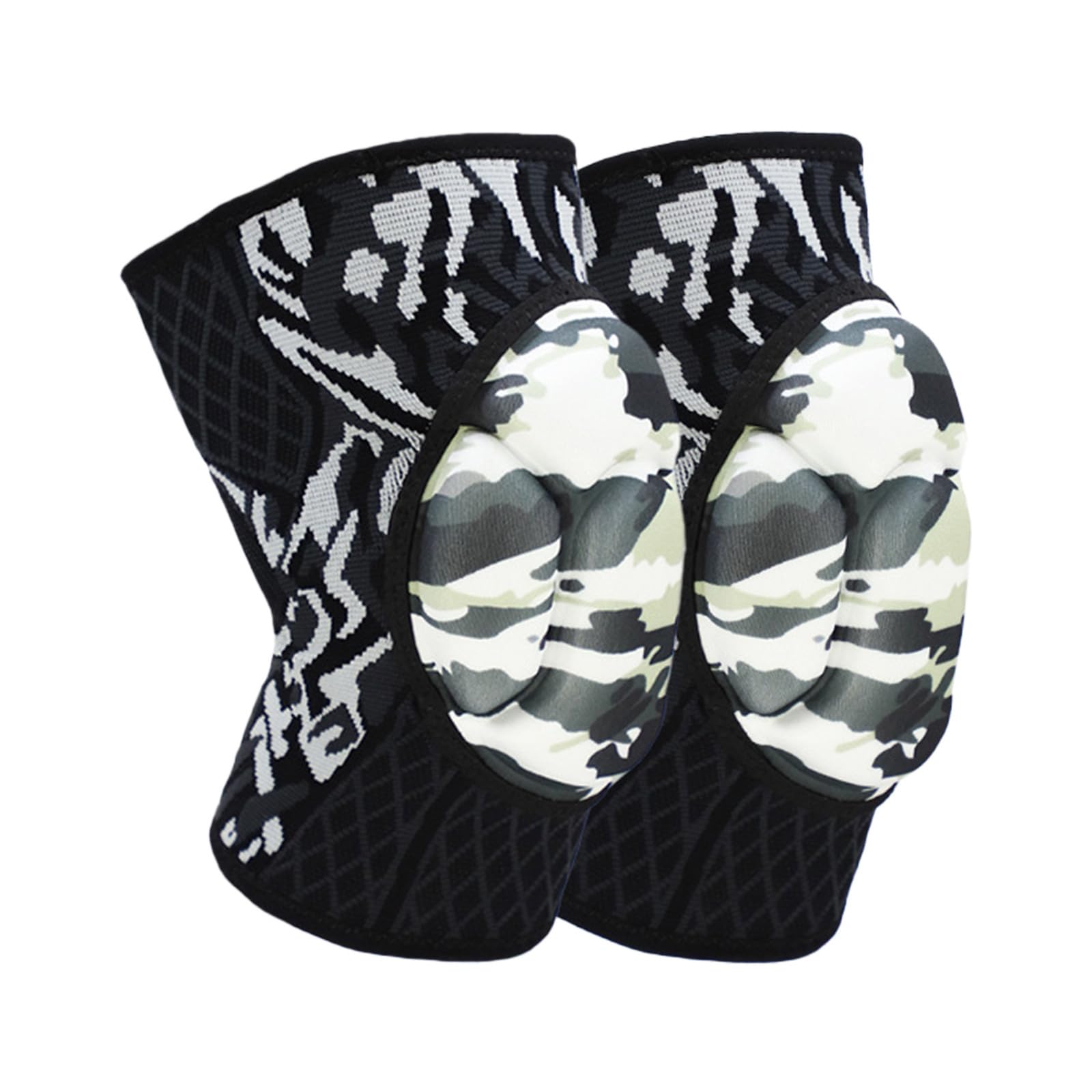 Wzxhew # Volleyball Knee Pads Thick Sponge Knee Support Knee Protective Pads Riding For Basketball Football Hiking (Grey, A)