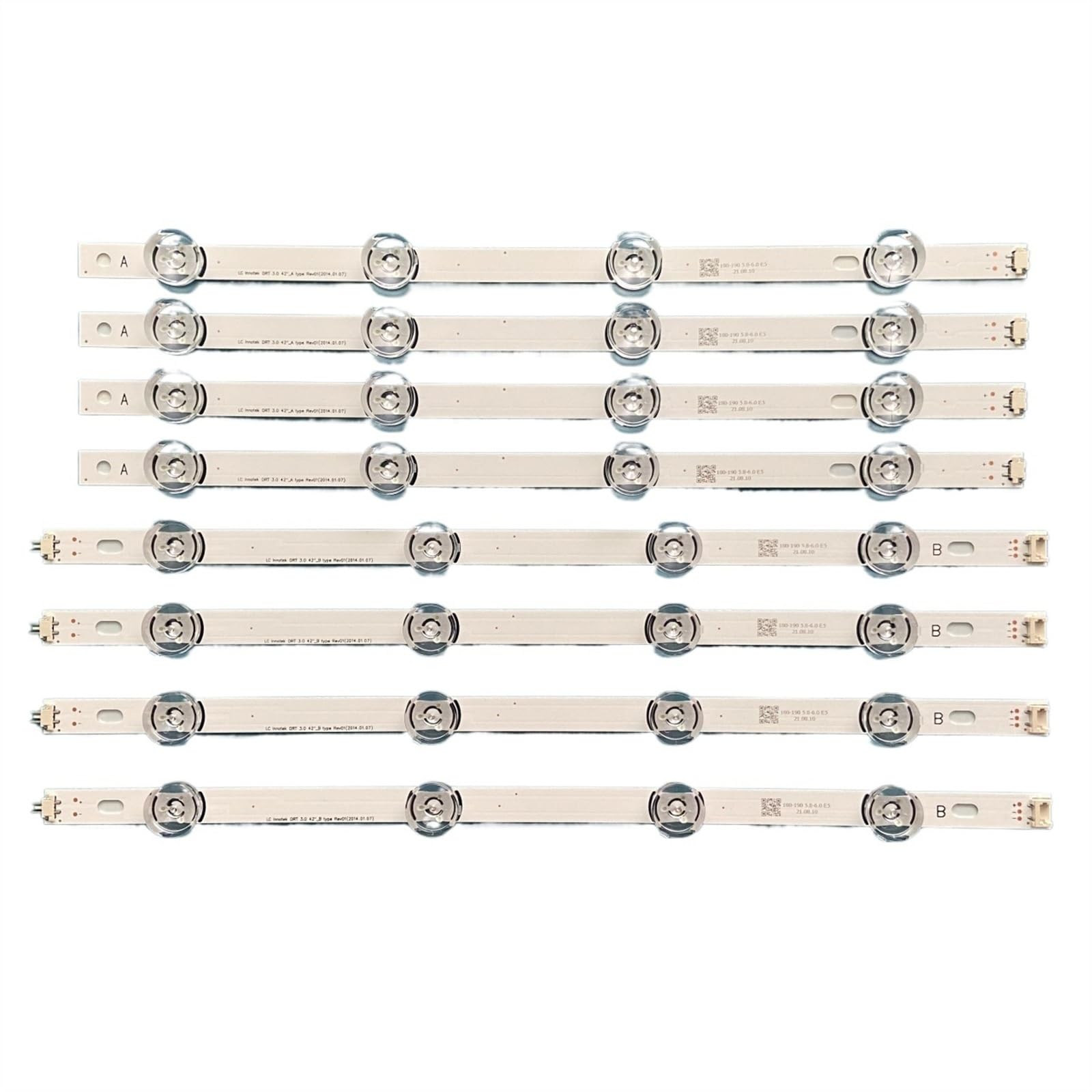 LED Strip Compatible with LIG 42 TV 6916L-1956B 6916L-1957B 42LB652V 42LB631V 42LB630V 42LB629V 42LB560V 42LF560T 42LB620T 42LF531V Color