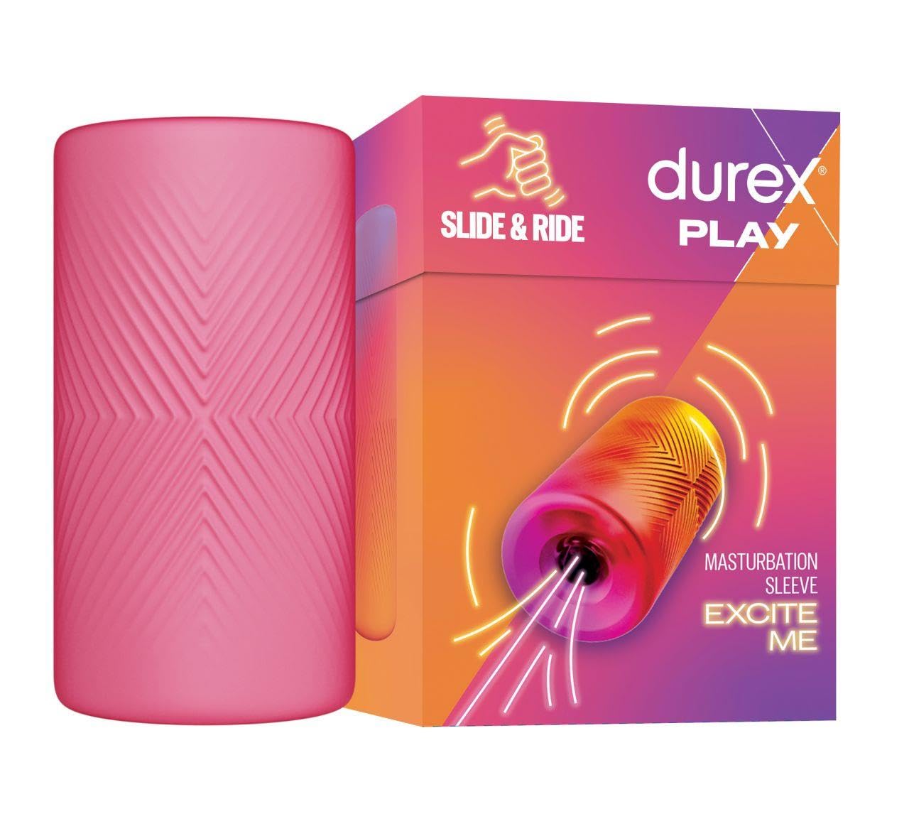 Durex Weiche und genoppte Masturbationshülle - Sex-Spielzeug - Mann, Männer & Paare - dehnbar, kompakt & wiederverwendbar (bis zu 50 Mal) 1 Stück