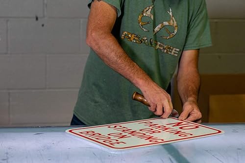 Miniatura 3 de Interstate Signways - Letrero de metal cuadrado personalizable con flecha izquierda, 12 x 12 pulgadas, láminas 3M, aluminio 040 libre de óxido,