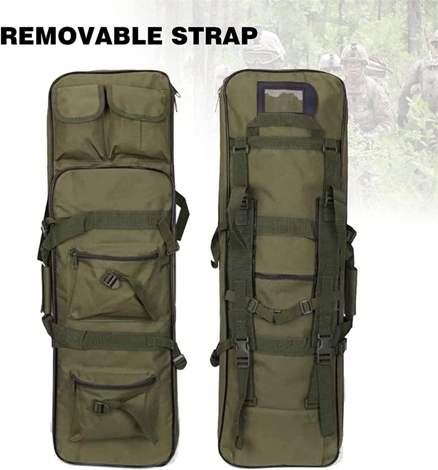 Étuis pour carabines Sac à Dos pour Carabine Sac à Carabine Étui de Rangement pour Carabine Militaire Étui pour Carabine Sac Tactique pour Pistolet en Tissu Oxford Étui pour Fusil