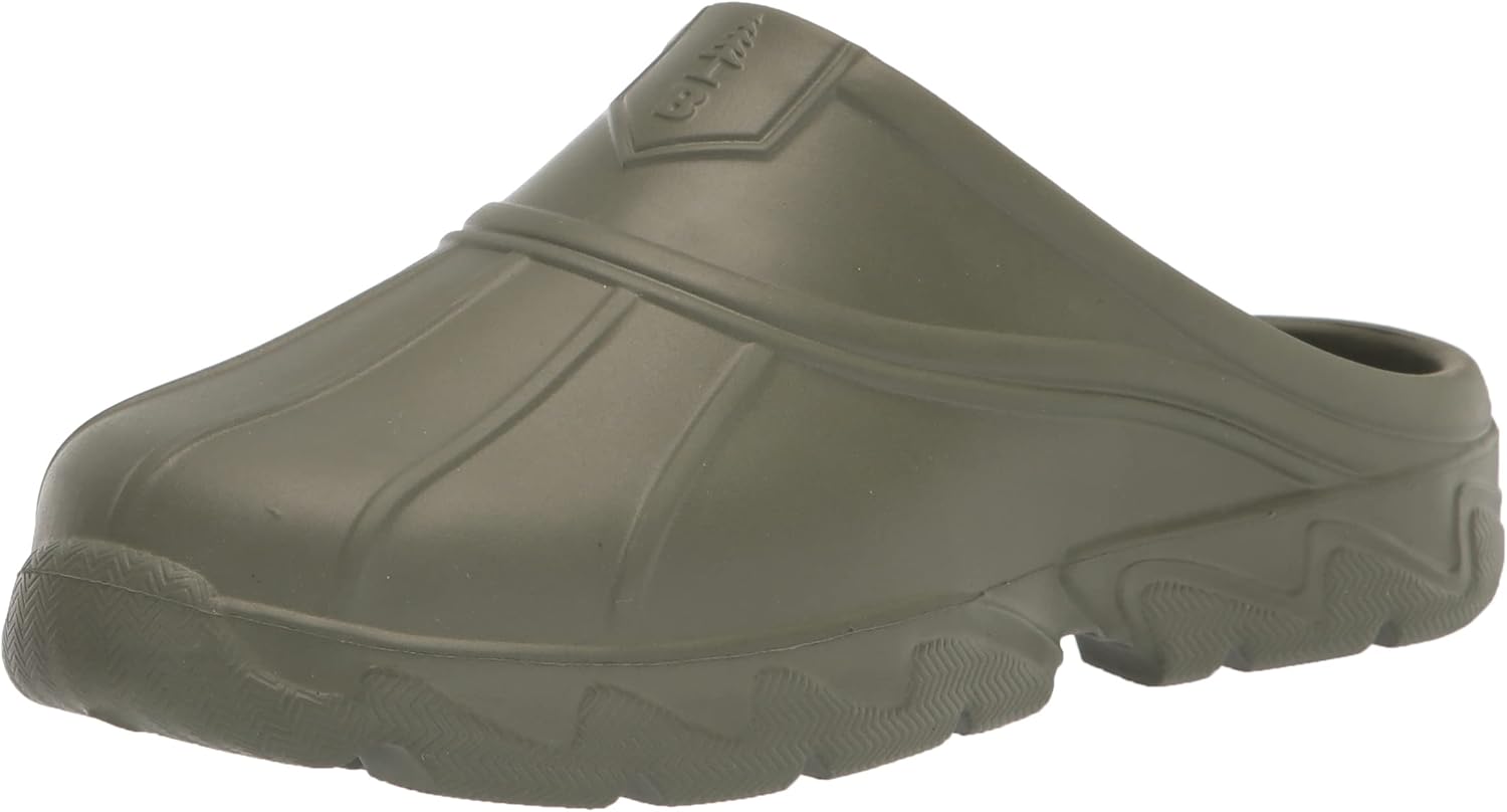 BASS OUTDOOR Women's Field Slide Water Shoe, DEEP LCHN GN, 11