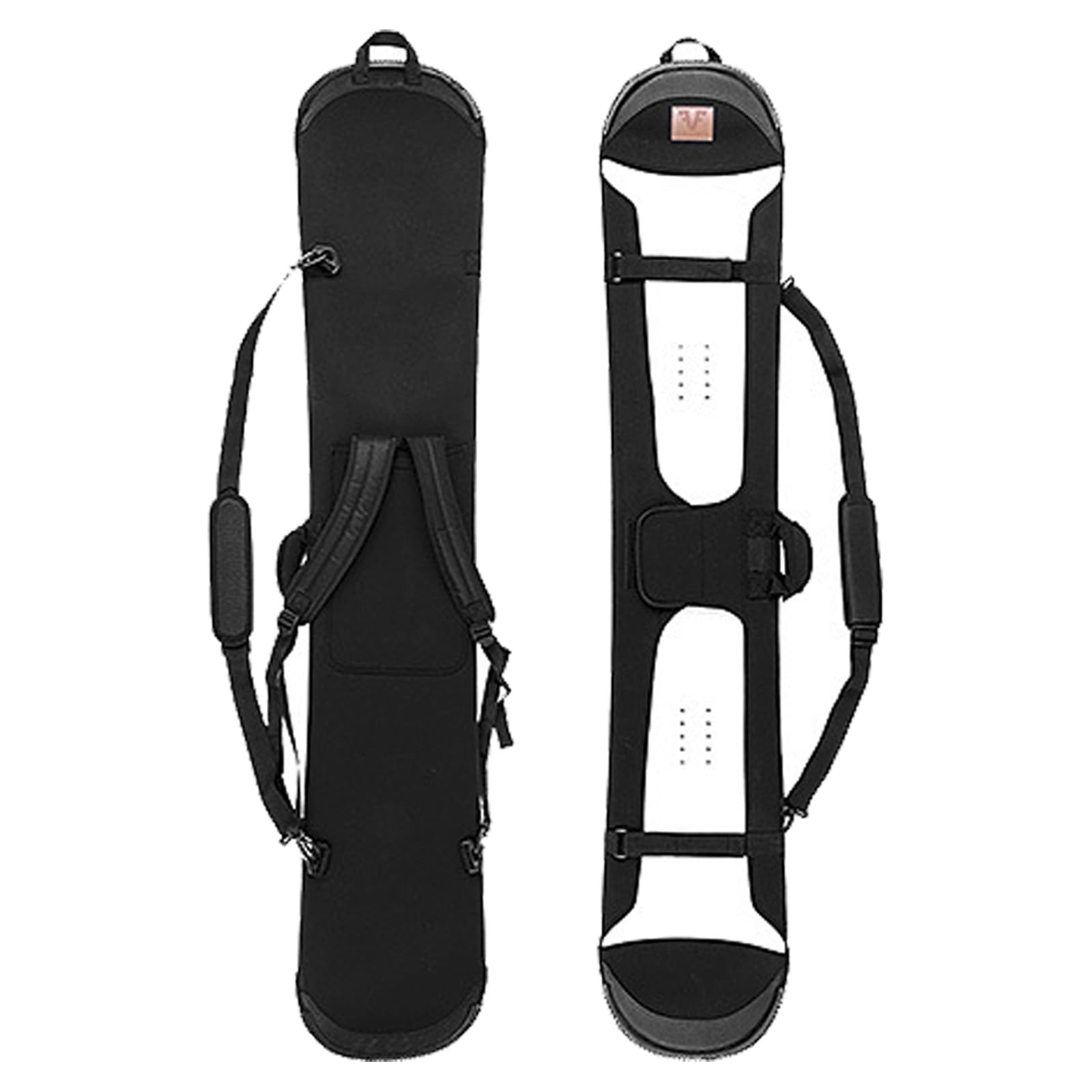 MAYTHON Snowboard Setback Stance Protection Waterproof Scratch-proof Sleeve Cover Open Binding (160 * 30cm(63 * 11.8in))