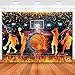 Avezano Basketball Backdrop Basketball Photography Background for Birthday Party Decoration Slam Dunk Sports Birthday Banner Cake Dessert Table Decor, 7x5ft