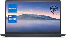 DELL Notebook Inspiron 3520 com tela sensível ao toque i7 de 15,6 polegadas, tela sensível ao toque FHD de 15,6 polegadas, Intel Core i7-1255U, 16 GB de RAM, SSD de 1 TB, teclado numérico, webcam,