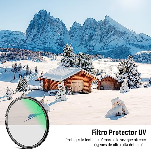 Filtro 52mm MC UV contra reflejos y humedad para fotografía de exteriores 2