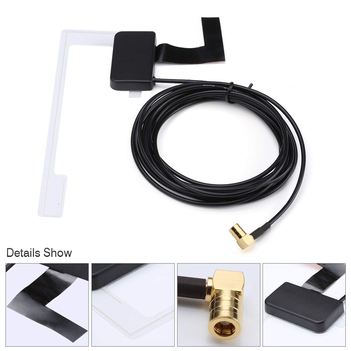 DollaTek DAB/DAB + antena radia samochodowego dab antena radia samochodowego patch cyfrowa antena radiowa do samochodu