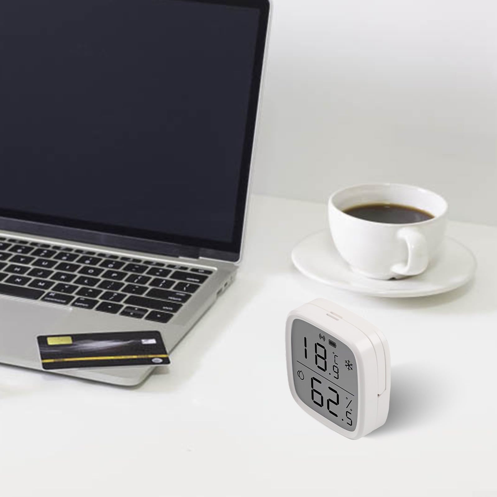 Sensor de temperatura y humedad Zigbee LCD para Smart Home