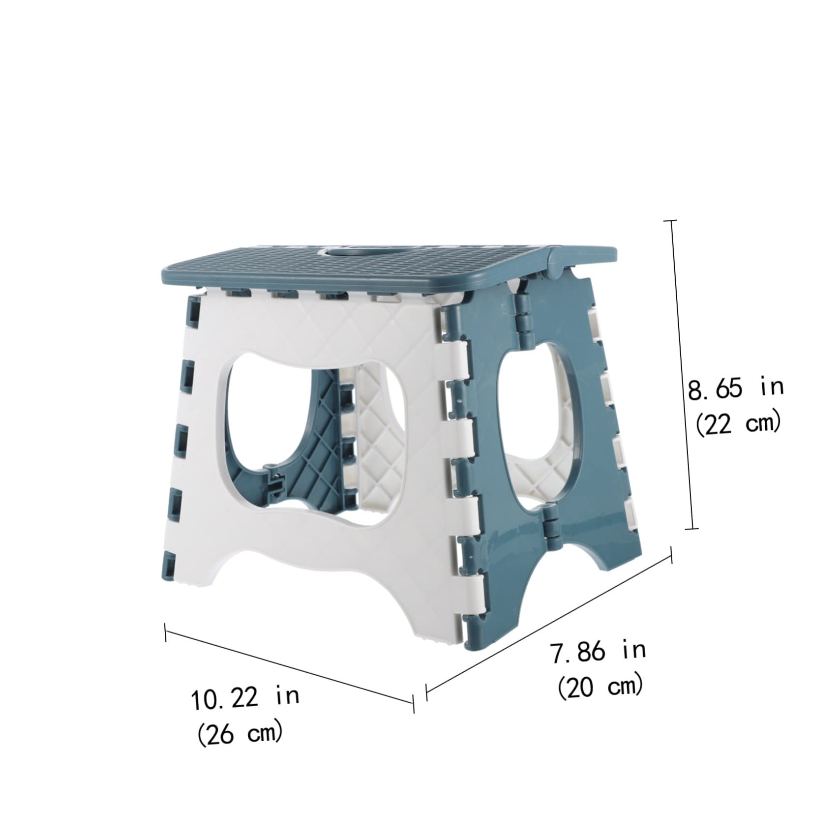 ERINGOGO Folding Step Stool Portable Plastic Fishing Stool for Outdoor Activities Lightweight Design for Camping Hiking and Home Use Sturdy Construction Nordic