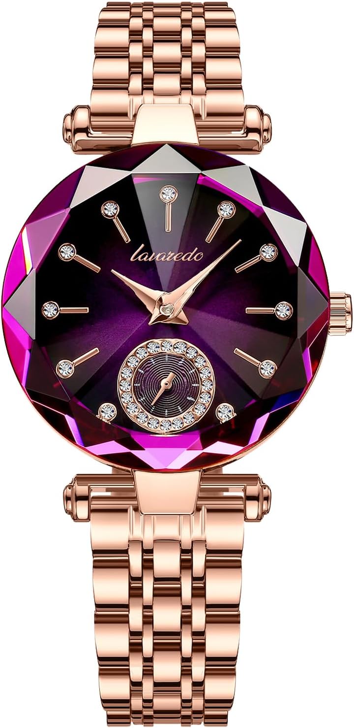 NN Ben Nevis Watch, Watches for Women with Elegant Leather Strap, Fashion Analog Creative Diamond Dial Wrist Watch, Jewelry Gift for Wedding Anniversary Birthday