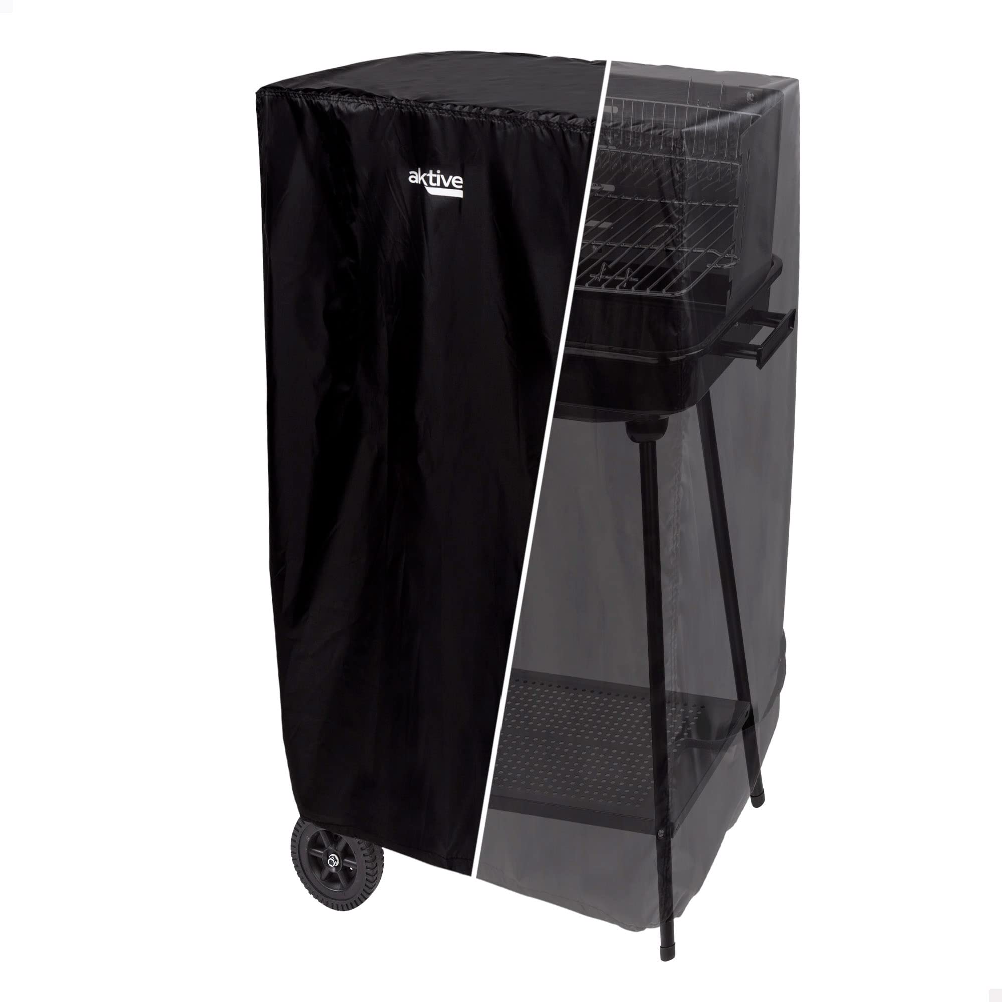 AKTIVE Housse de Barbecue Extérieure Imperméable, 100% Polyester, 74x64x109 cm