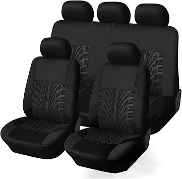 Car Seat Cover for Citroen Jumpy, 5 Seat Breathable Anti-Slip Seat Protectors, Front Rear Back Seat Covers Accessories,A