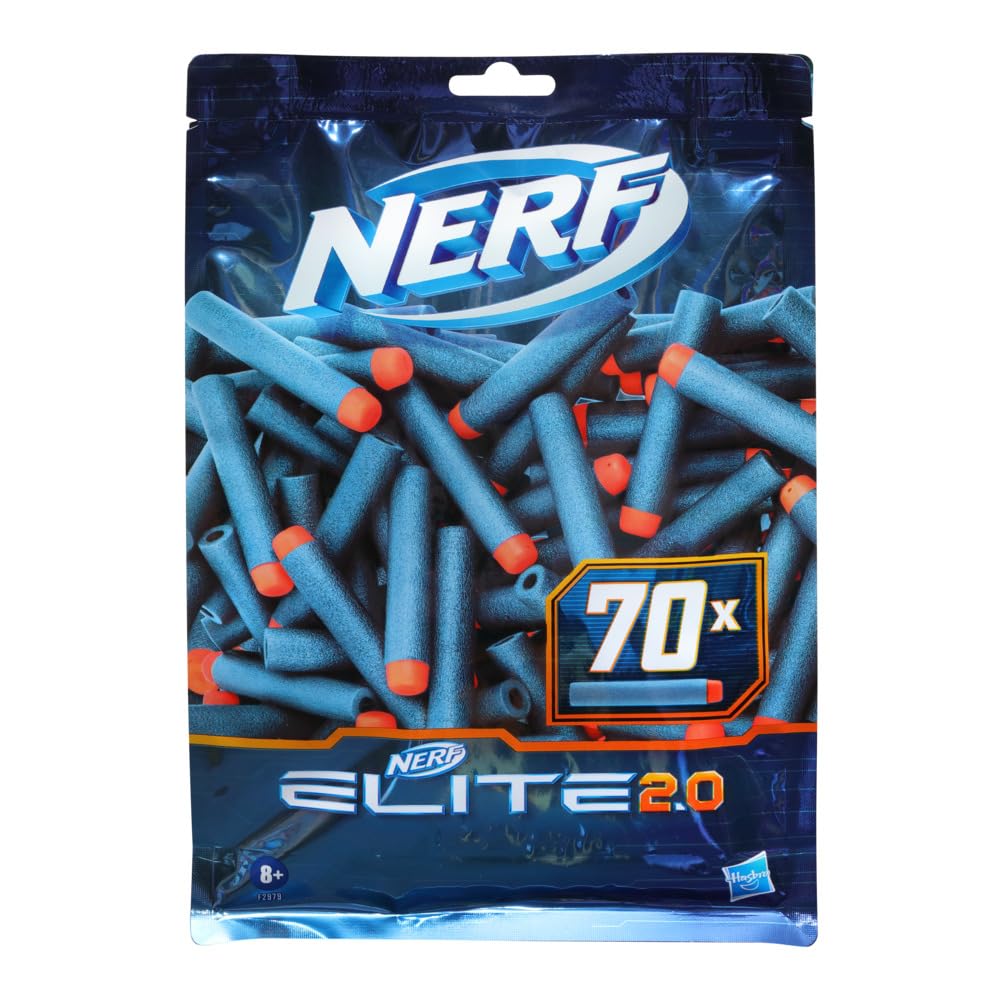Nerf Elite Zestaw Rzutek Nerf, Wielokolorowy, 70 rzutek