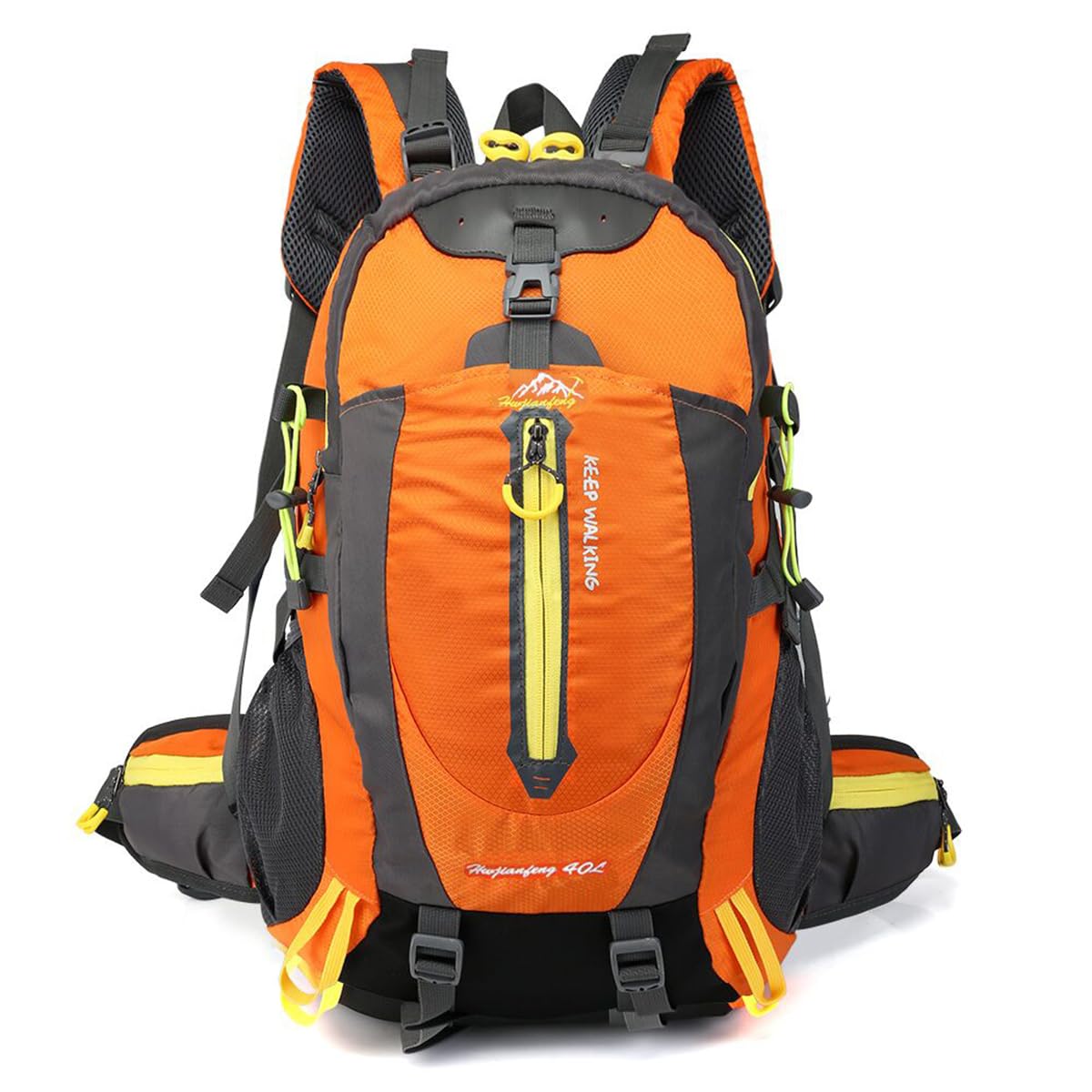 OLYSPM Hiking Backpack,40L Waterproof Camping Backpack with Adjustable Shoulder Straps,Camping Bag Men Women for Hiking,Camping,Trekking
