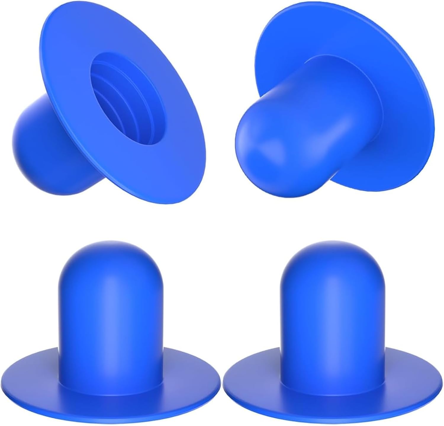 Repuesto tapones filtro bomba piscina 4 piezas azul
