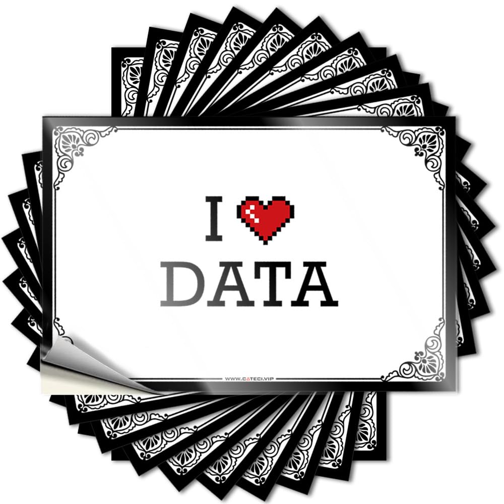 I Love Data Garage Western Bathroom - Teen Bedroom Decor Tattoo Self Adhesive Sticker(6X9CM)