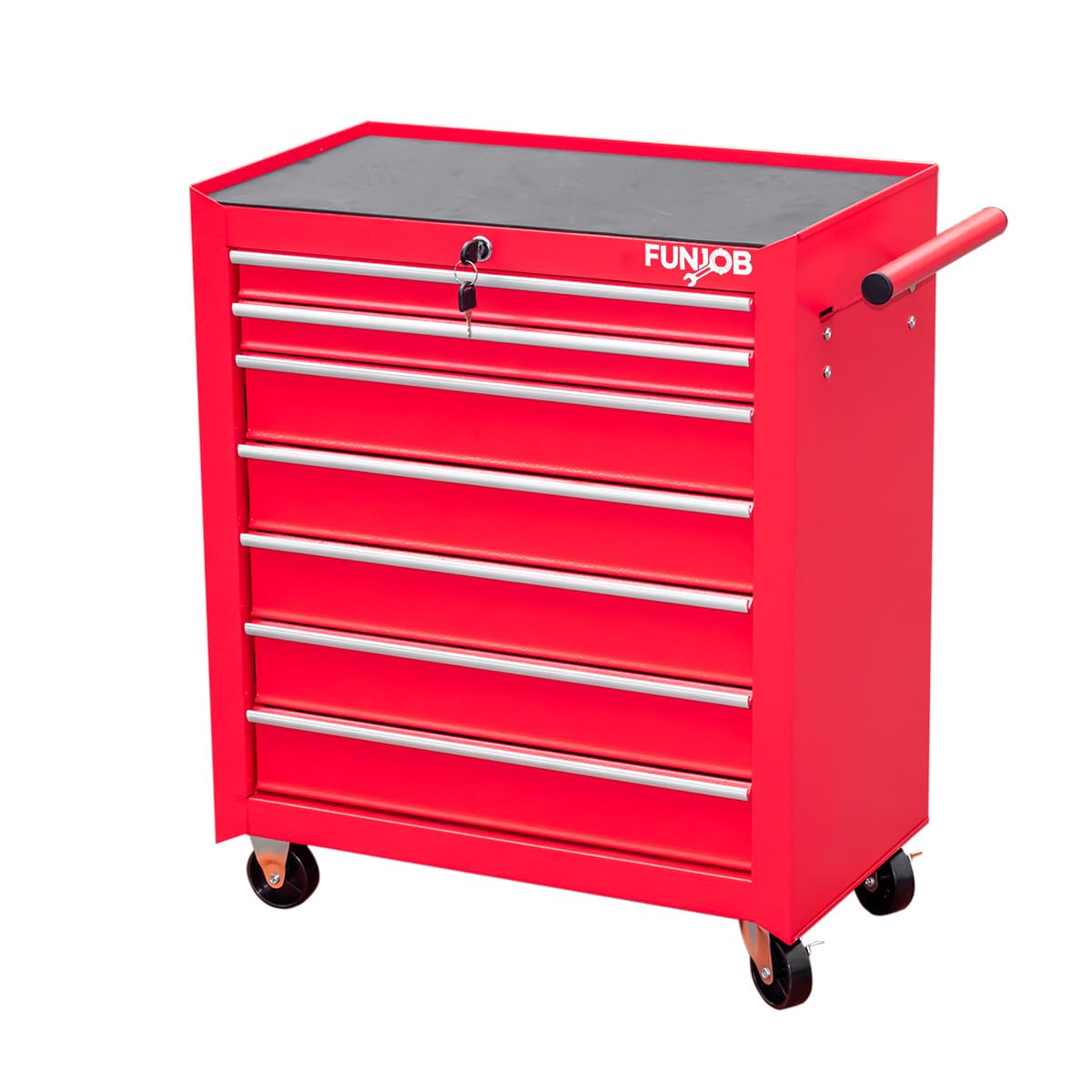 Amazon.co.jp: 7段ローラーキャビネット / ツールボックス レッド 高