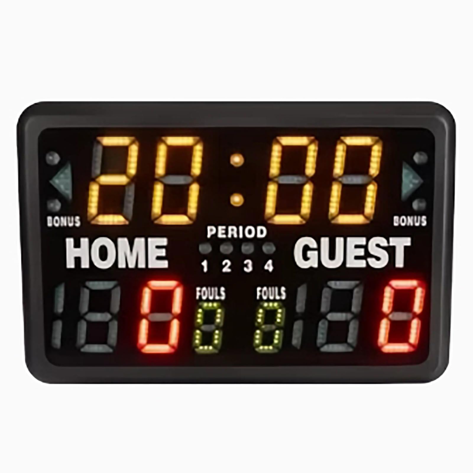 Tabellone Segnapuntielettronico a LED per Pallacanestro,tabellone Segnapunti da Tavolo WiFi con Display Posteriore,impostazione 24S E Allarme Cicalino,luminosità 800 Mcd,distanzavisione 328piedi