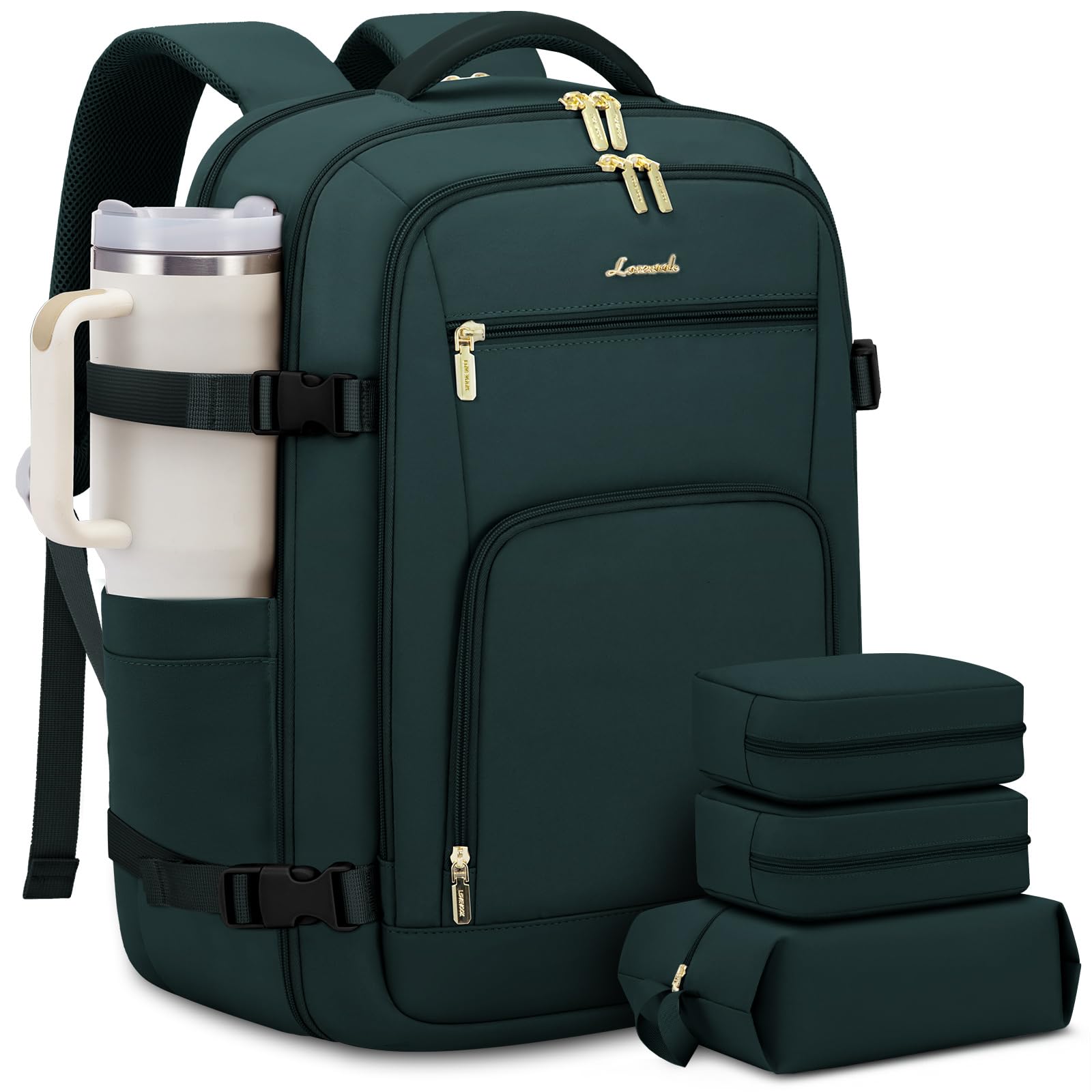LOVEVOOK Travel Backpack in dark green