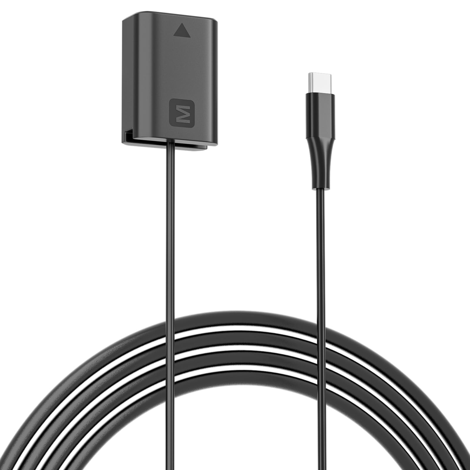 F1TP USB-C PD to NP-FW50 ZV-E10 Dummy Battery Continuous Power Adapter for Sony ZV-E10, A3000, A5000, A5100, A6000, A6100, A6300, A6400, A6500, A7,