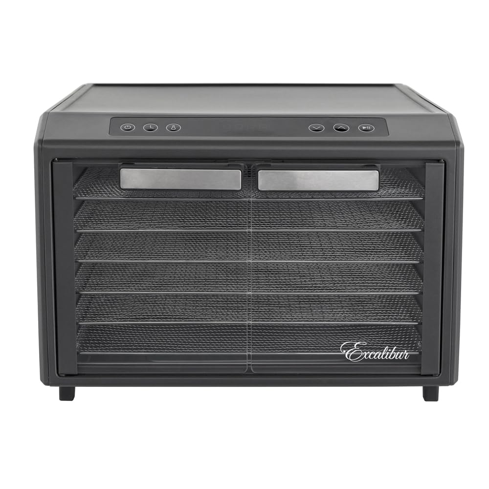 Déshydrateur Excalibur Sélect 6 plateaux Inox - DH06SCSS33F