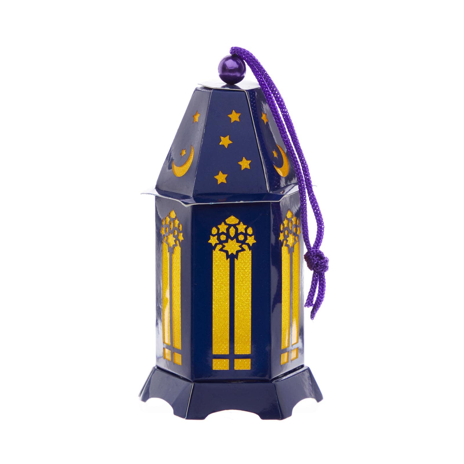 Amscan 9914178 - Opulent Eid Mini LED Lantern Party Decoration - 12cm