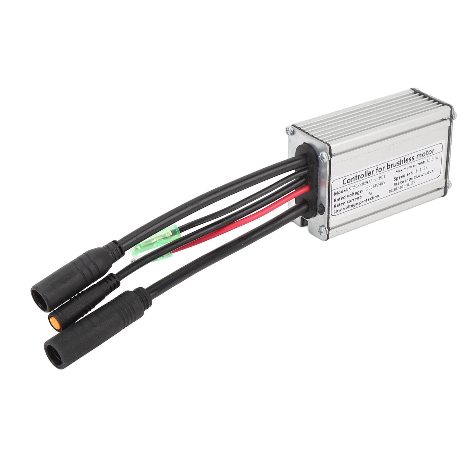 Kit de controlador de scooter eléctrico, controlador de agua de 15 A con pantalla LCD10H y acelerador de pulgar 130X, kit de conversión completo para scooters eléctricos con motor