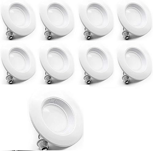 Miniatura 7 de Bioluz LED Lámpara LED empotrada RETROFIT de 6 pulgadas (reemplazo de 120 vatios), color blanco cálido, regulable, con certificación UL,