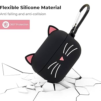 Apple - 【cats】AirPods Pro Amazon.com: kwmobile Silicone Case Compatible with Apple