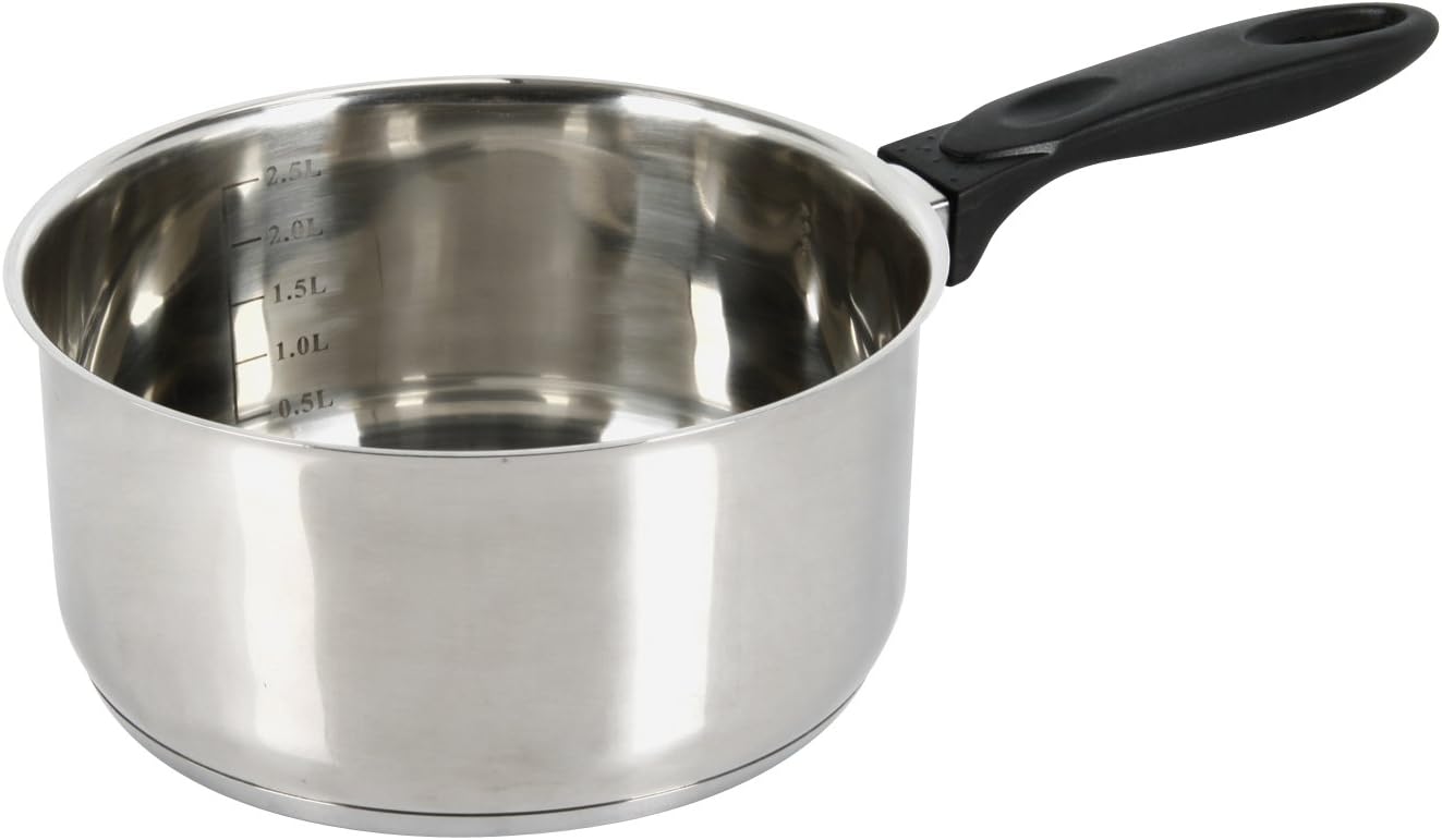 501207 Stainless Steel Saucepan 20 cm Grey