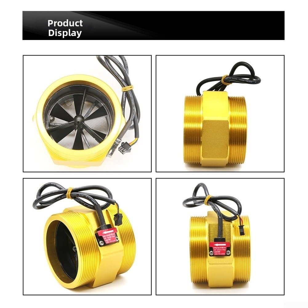 DN80 Sensor de flujo de agua de 3 pulgadas con mecanismo de turbina para recopilación precisa de datos de flujo para instalaciones de tratamiento de agua de riego
