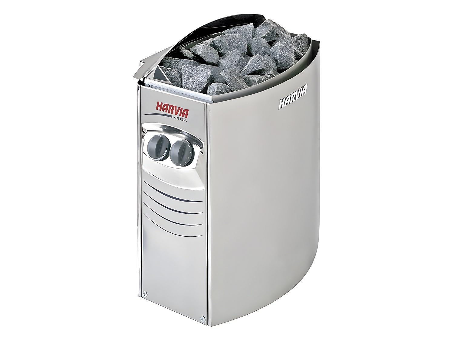 Vente-unique - Finnische Ecksauna mit Herd, 8 kW – 5/6 Sitzer – L 180 x T 180 x H 210 cm – Kotka