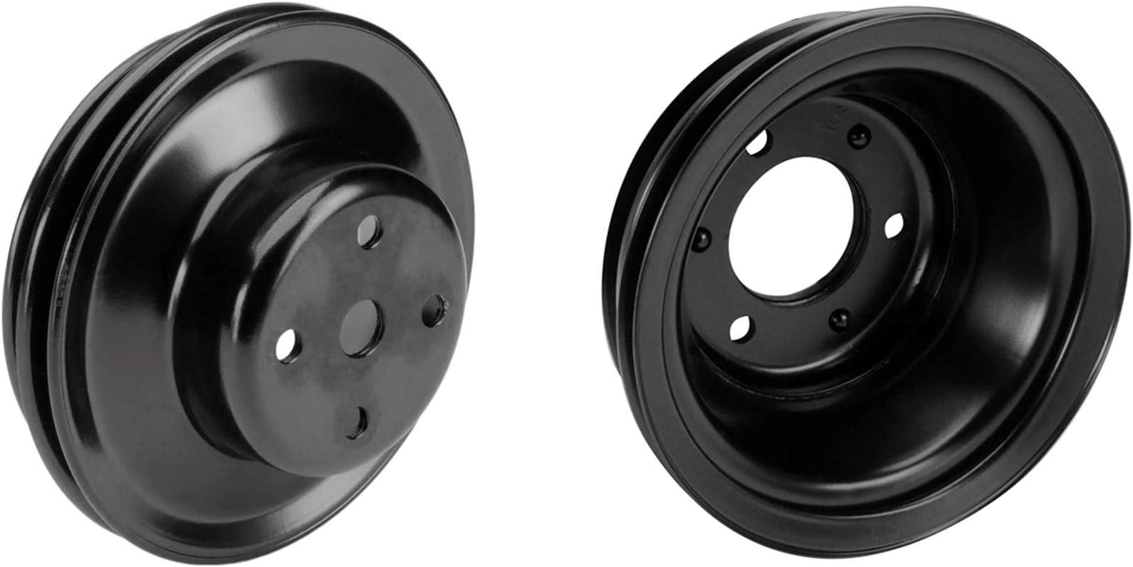 BBC Black Pulley Set, 2-Groove Upper/3-Groove Lower, Long Pump