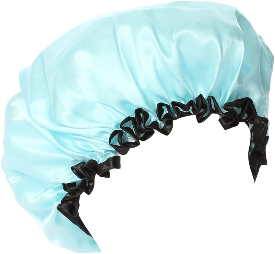 Kim Kimble Satin Slumber Cap (Blue)