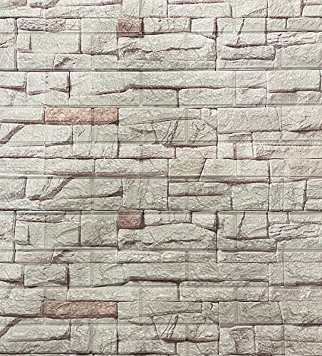 RHP 3D Tapete Wandpaneele Selbstklebend Ziegelstein Wasserdicht...