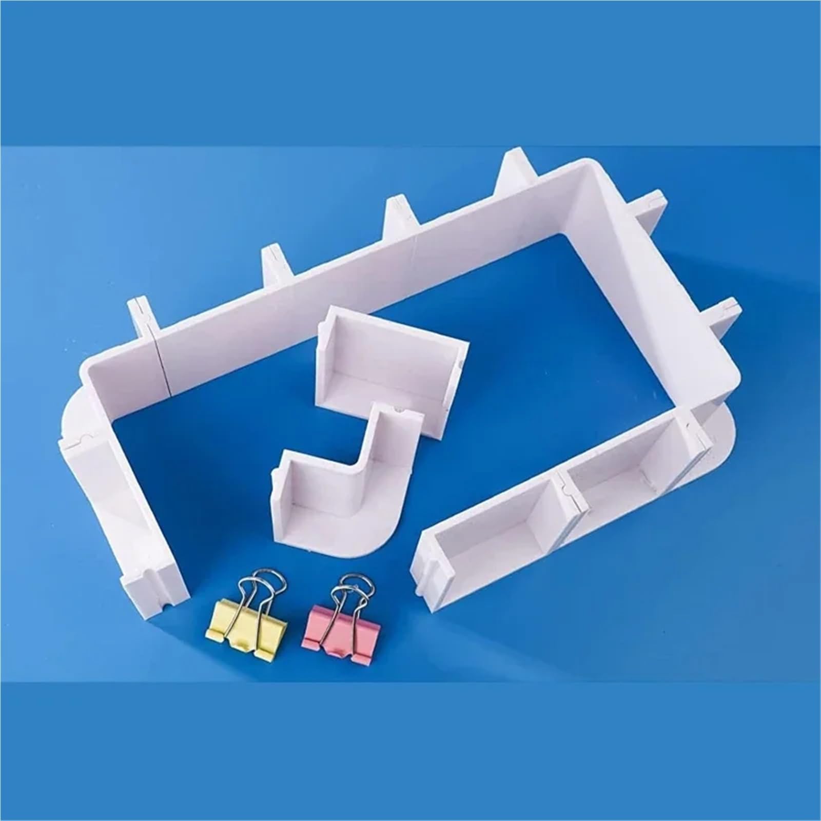 Set di 2 set blocchi sformatura regolabili, alloggiamenti for stampi in silicone, stampo master for la produzione in gomma siliconica Per Stampi Gomma