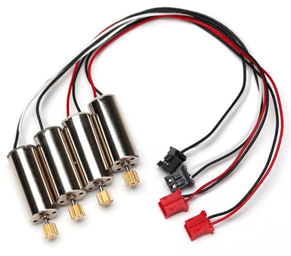 Traxxas LaTrax Alias 4 Motors & 2 Green & 2 Black Rotor Blades Counter clockwise