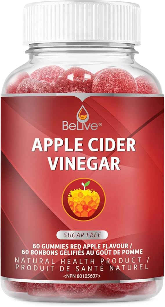 Apple Cider Vinegar Sugar Free Gummies with the Mother Gluten Free