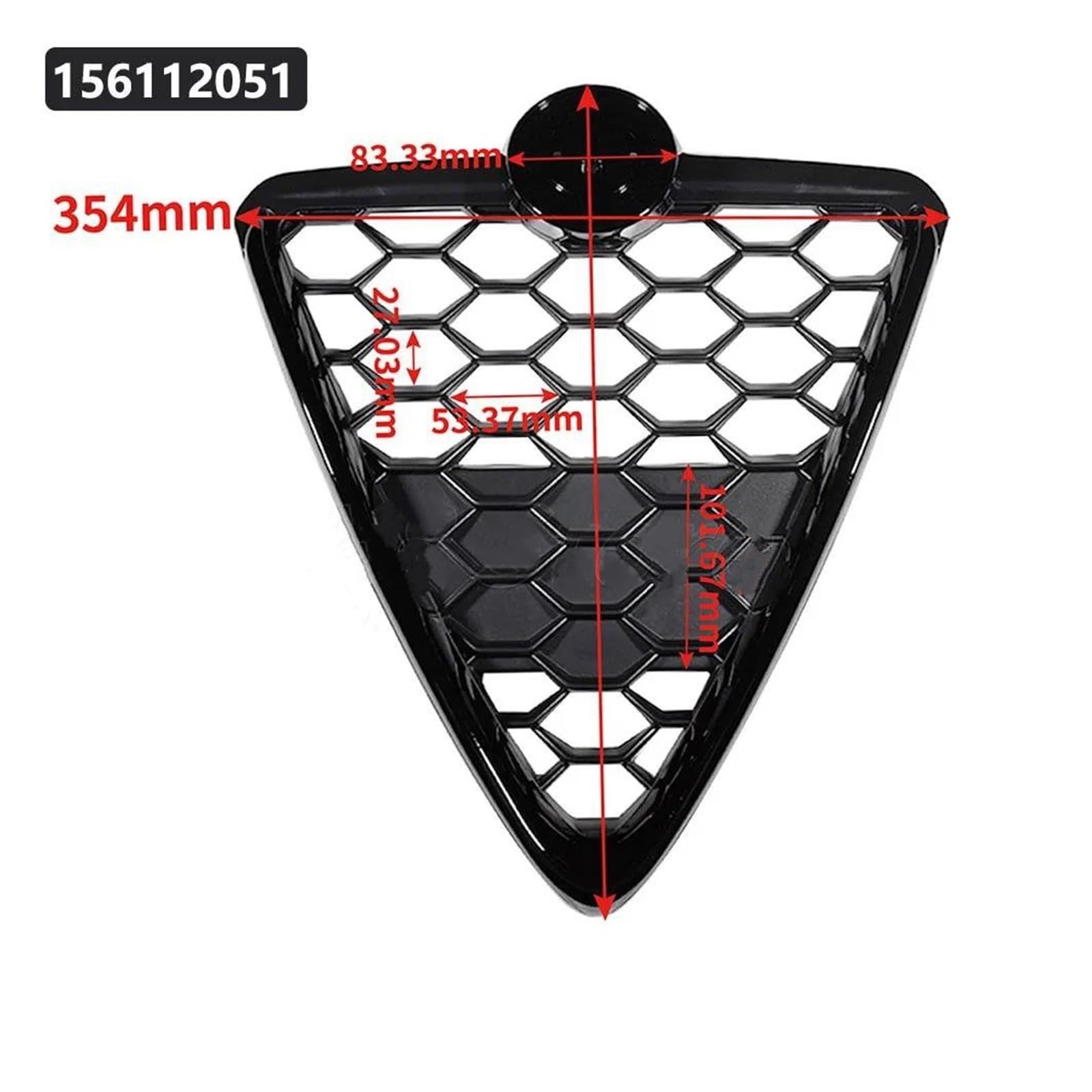 Griglie Anteriori Per Alfa Per Romeo Per Giulietta 2010-2016 Griglia A Nido D'ape Auto Griglia Radiatore Paraurti Anteriore Griglia Scudo 156112051 Griglie Radiatori Sportive