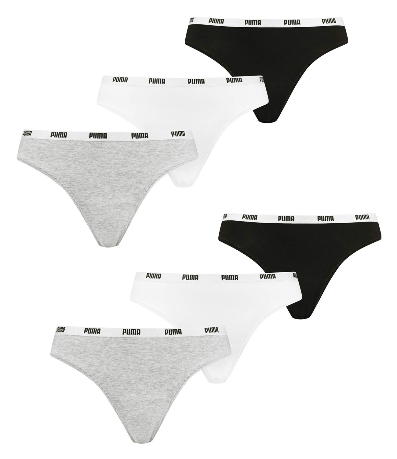 PUMA 3er Pack Damen Unterwäsche Slip Iconic Strings
