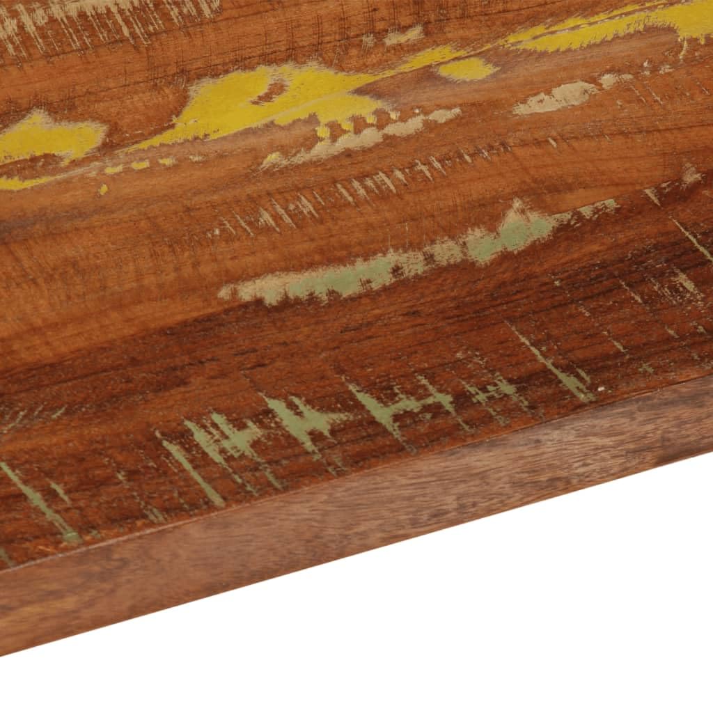 Générique Rechteckige Tischplatte, 110 x 30 x 3,8 cm, aus Massivholz, rustikale Ersatzplatte, glatte Oberfläche, leicht zu reinigen mit einem feuchten Tuch, Stück